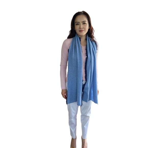 8661 Incashmere Women’s Lightweight 100% Pure Cashmere Wrap/scarf - Picture 4 of 4